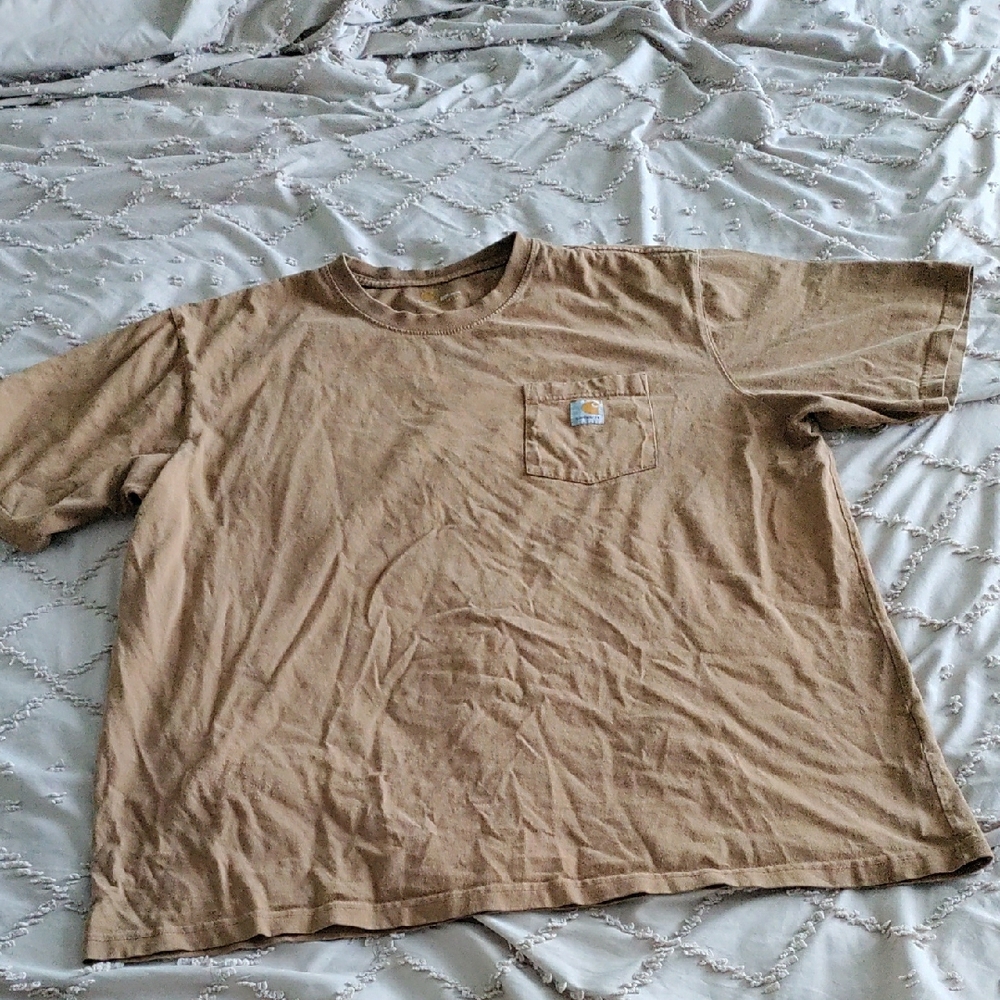 Carhartt Men's Tan Pocket T-Shirt